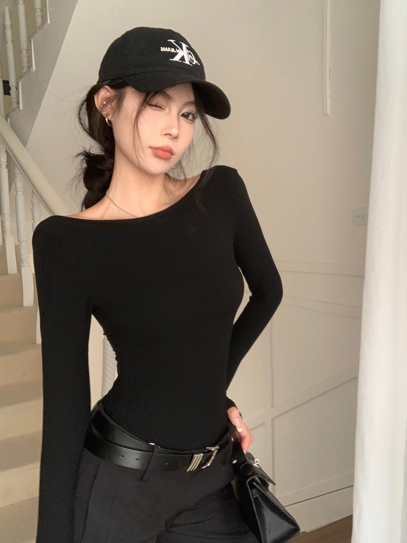 26Jun. 歐美控必入 大美背顯瘦連體上衣 黑