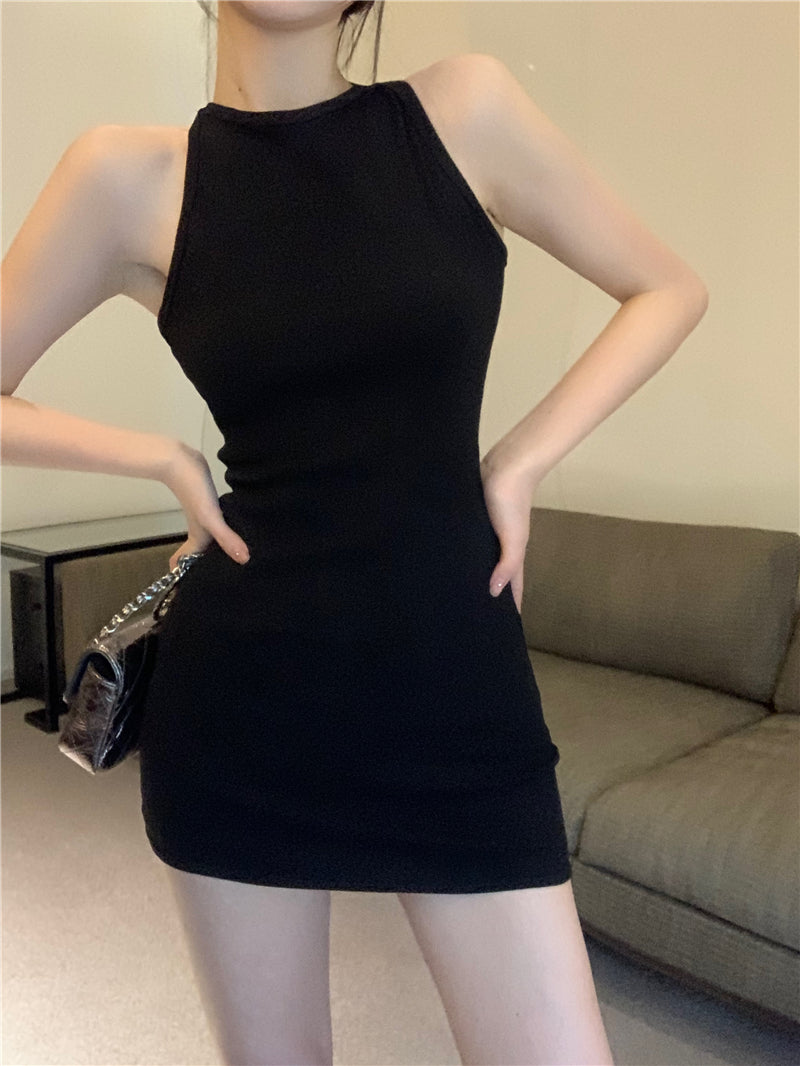 26Jun. 歐美辣妹美背連身裙 黑色