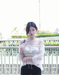26Jul. 清冽水生 純慾木耳邊雪紡衫