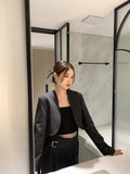 26Jun. 時髦精西裝外套 設計感半身裙2色