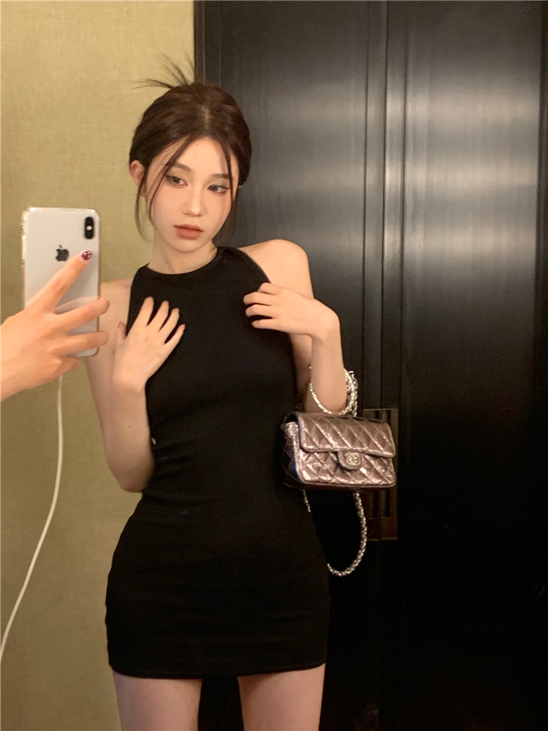 26Jun. 歐美辣妹美背連身裙 黑色