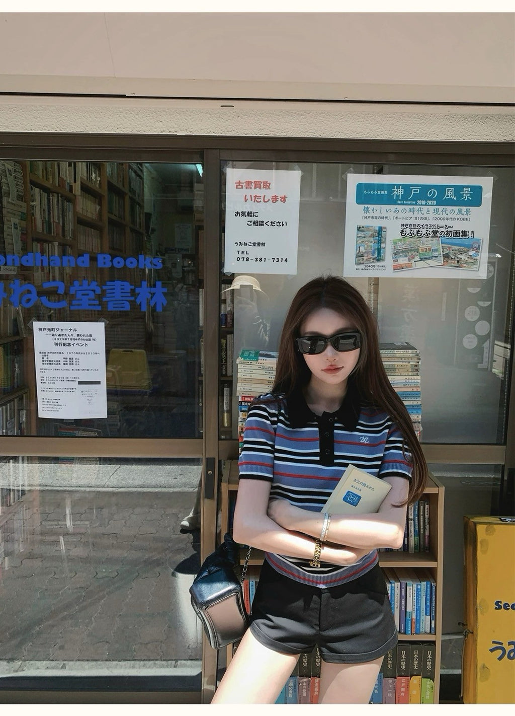 26Jun. 高階英倫學院派系條紋針織上衣
