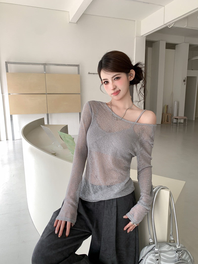 26Jun. 活力美妞夏季防曬歐根紗罩衫2件組 3色