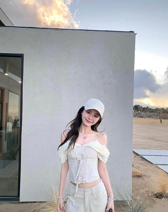 26Jun. 百搭簡約美式直筒修身工裝褲 水泥白