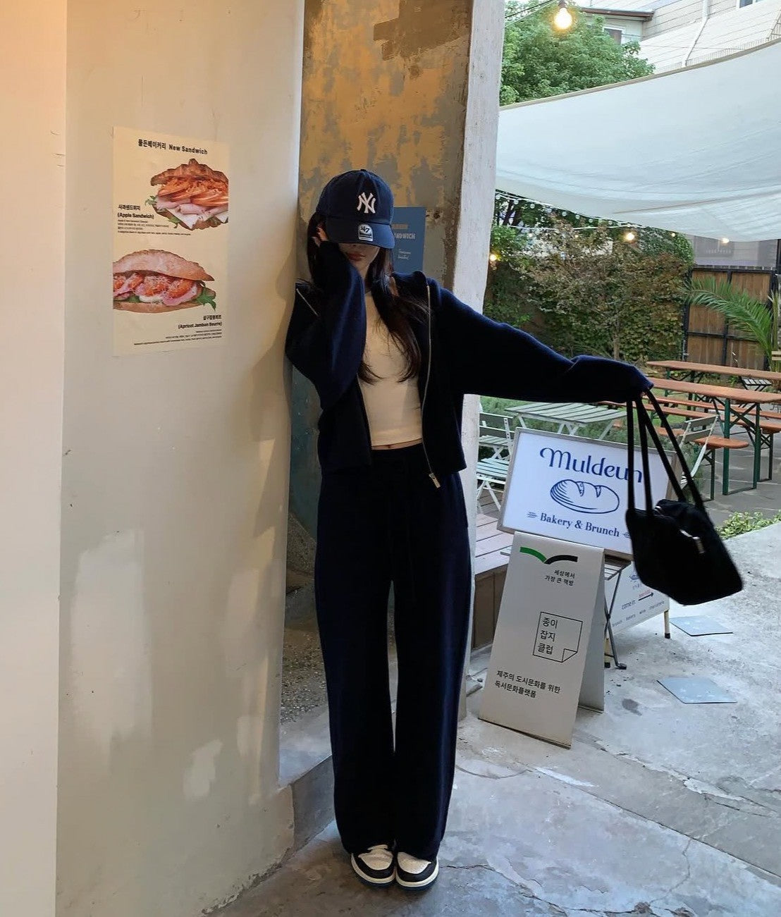 26Jun. 博主主推款 軟糯Bassic休閒套裝 深藍