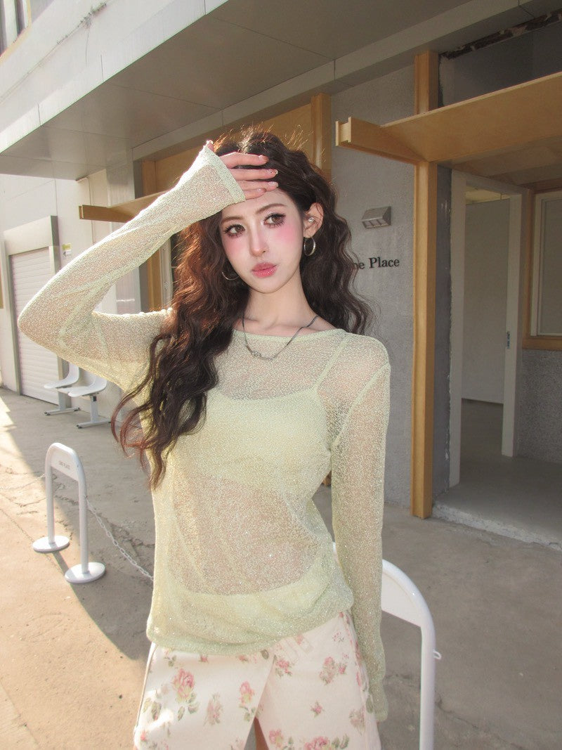 26Jun. 活力美妞夏季防曬歐根紗罩衫2件組 3色