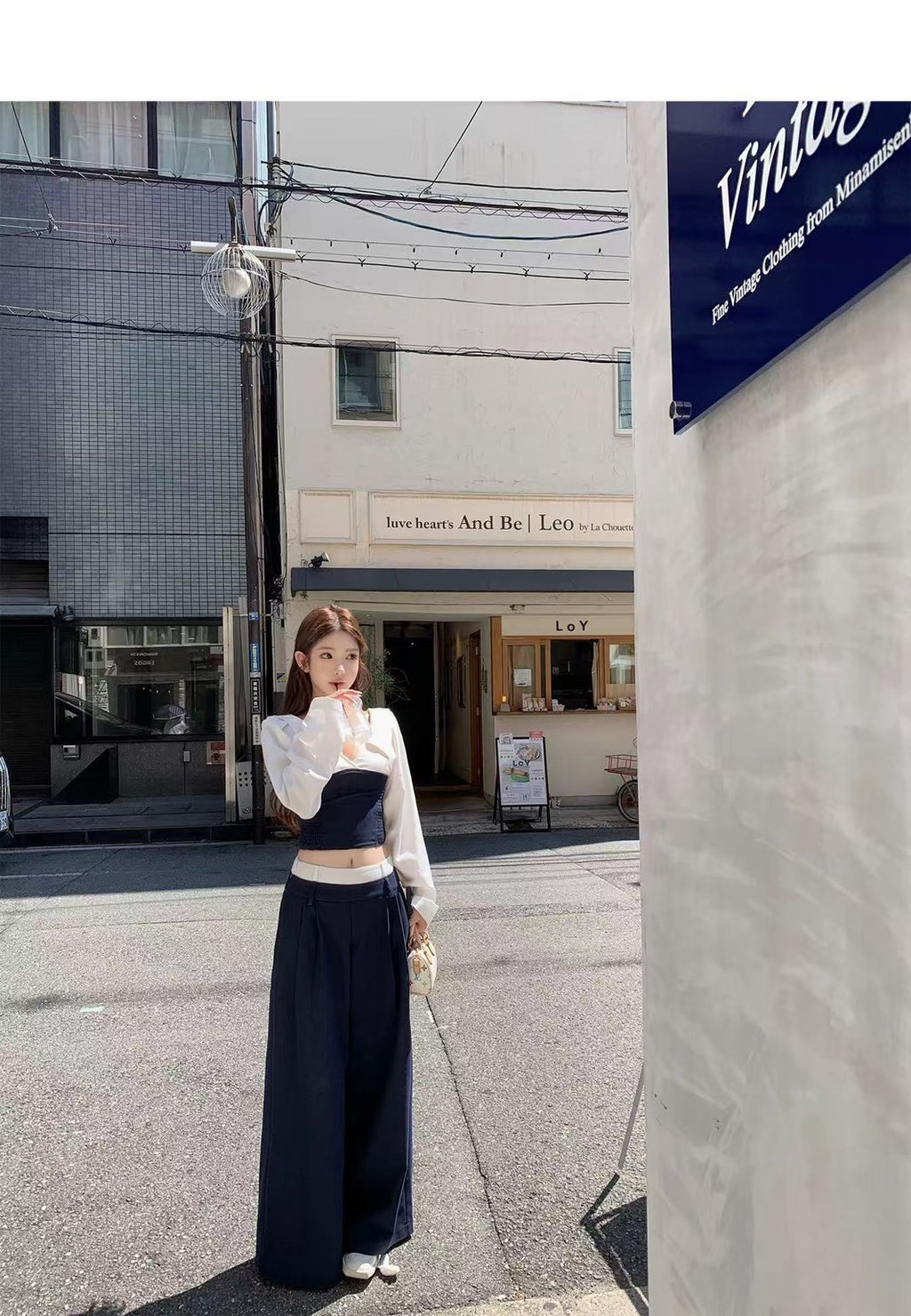 26Jun. 韓女vibe鬆弛慵懶拼色襯衫休閒褲套裝