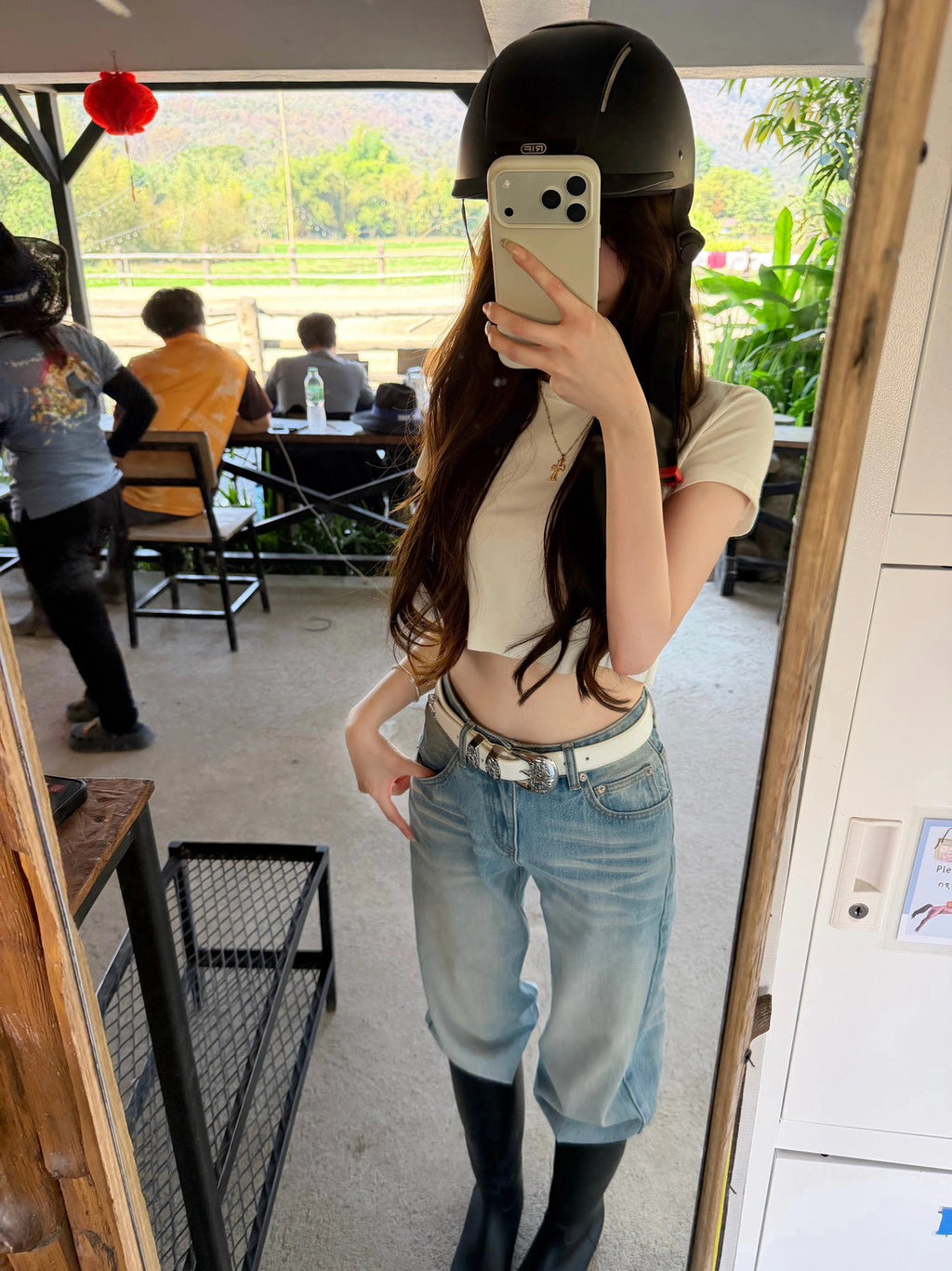 26Jan. 流浪地球🌍Ys1淺藍刷色做舊牛仔褲