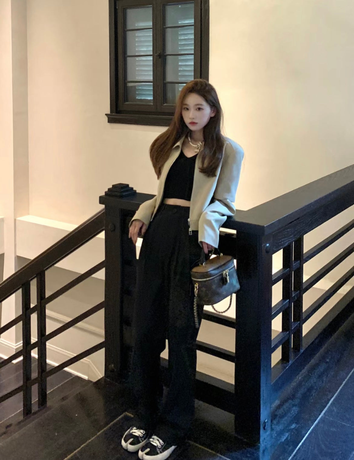 26Jun. 卡其工裝設計感袖口外套