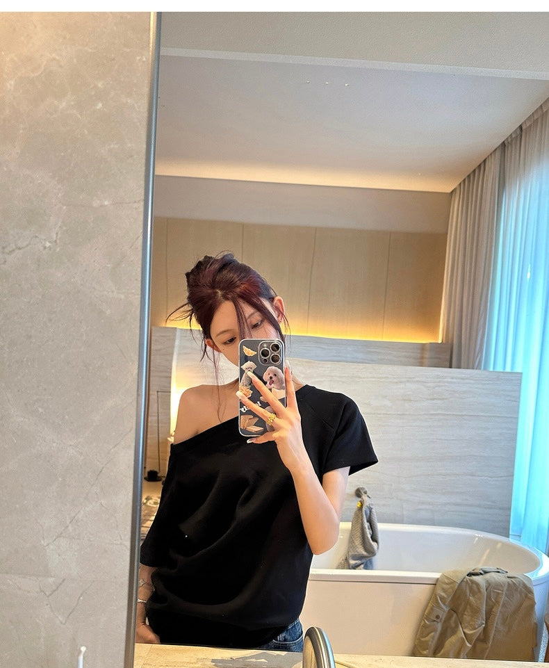 26Jun. 簡約慵懶 寬鬆兩穿上衣 3色