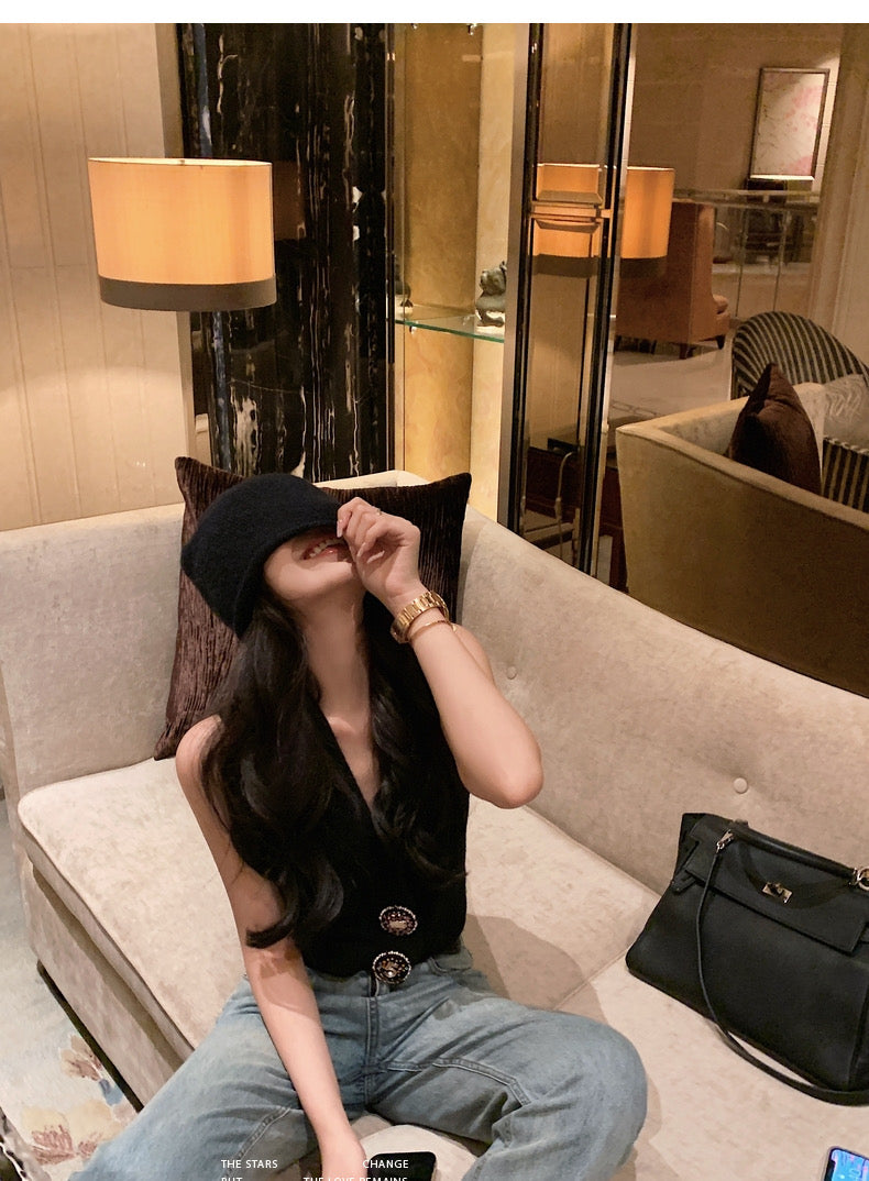 26Jun. 經典羊絨小香No.5背心