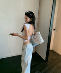 26Jun. 穿自己想穿 辣妹後背挖空正肩上衣 3色