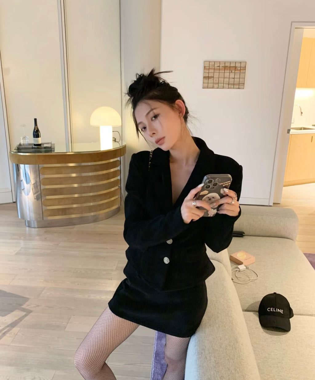 26Jun. 高奢復古小香修身西裝套裝