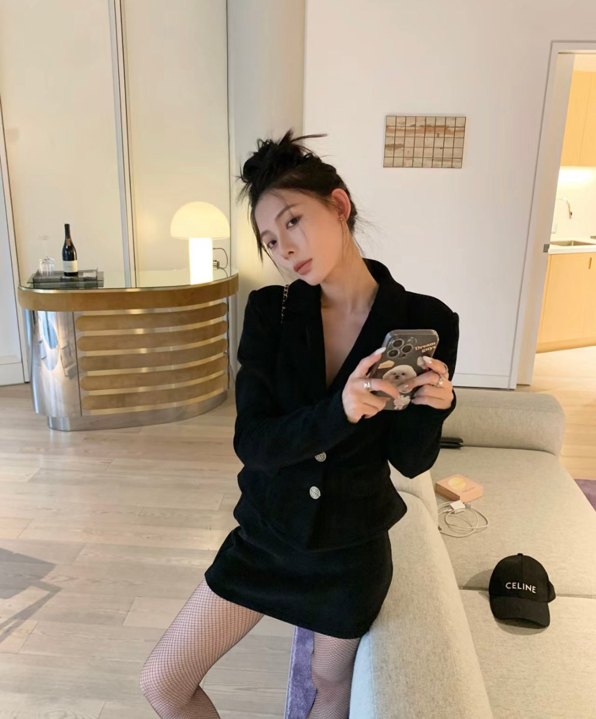26Jun. 高奢復古小香修身西裝套裝