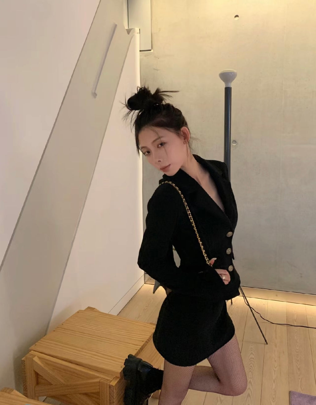 26Jun. 高奢復古小香修身西裝套裝