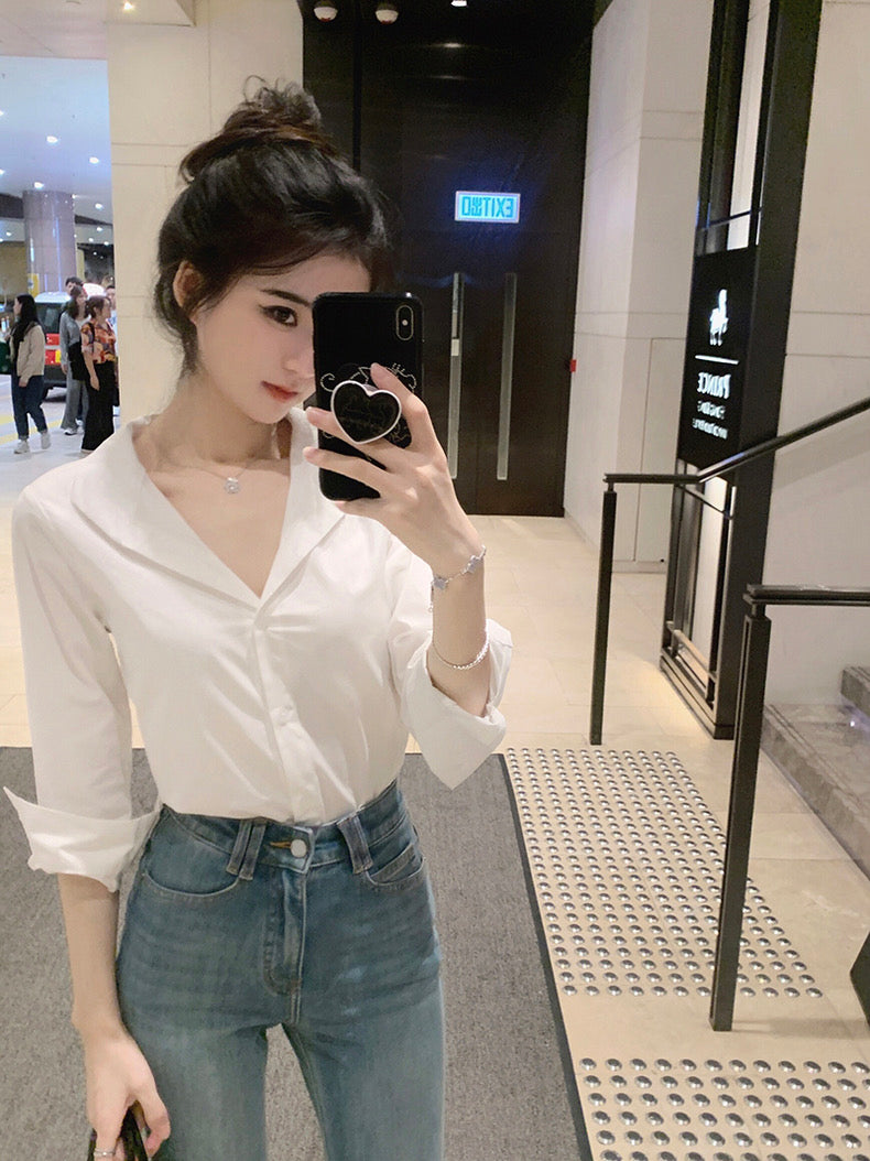 26Jun. 好身材氣質白襯衫 露思私服修身版