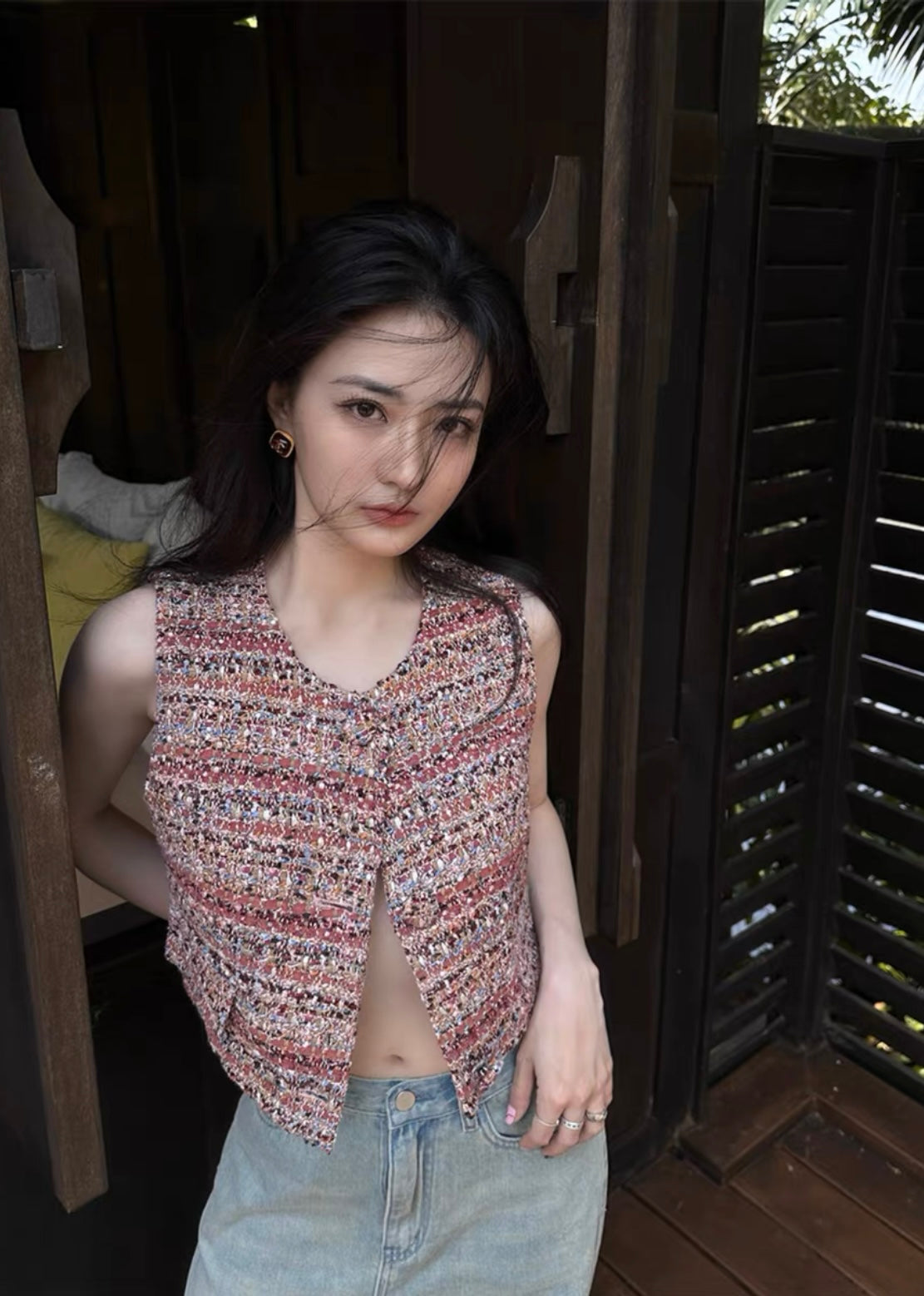 26Jun. 復古編織小香背心