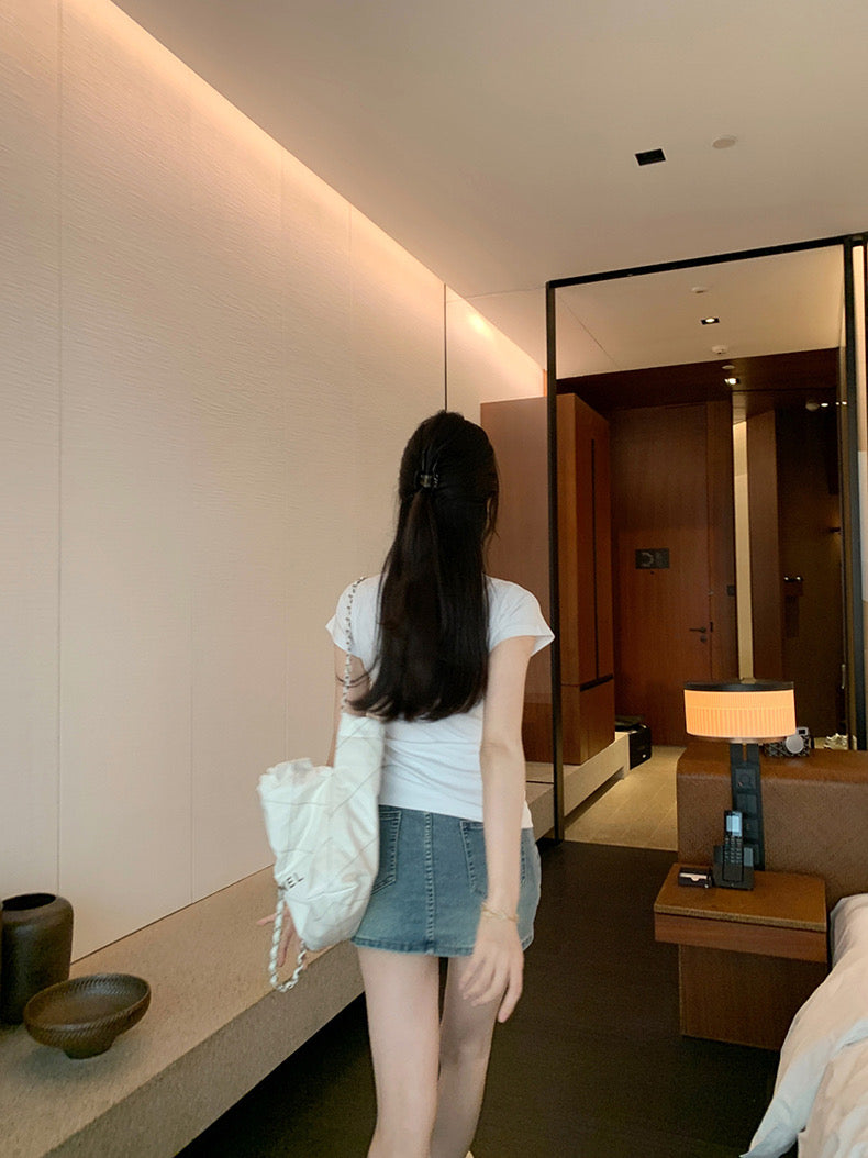 26Jun. 自留款正肩顯瘦T 白