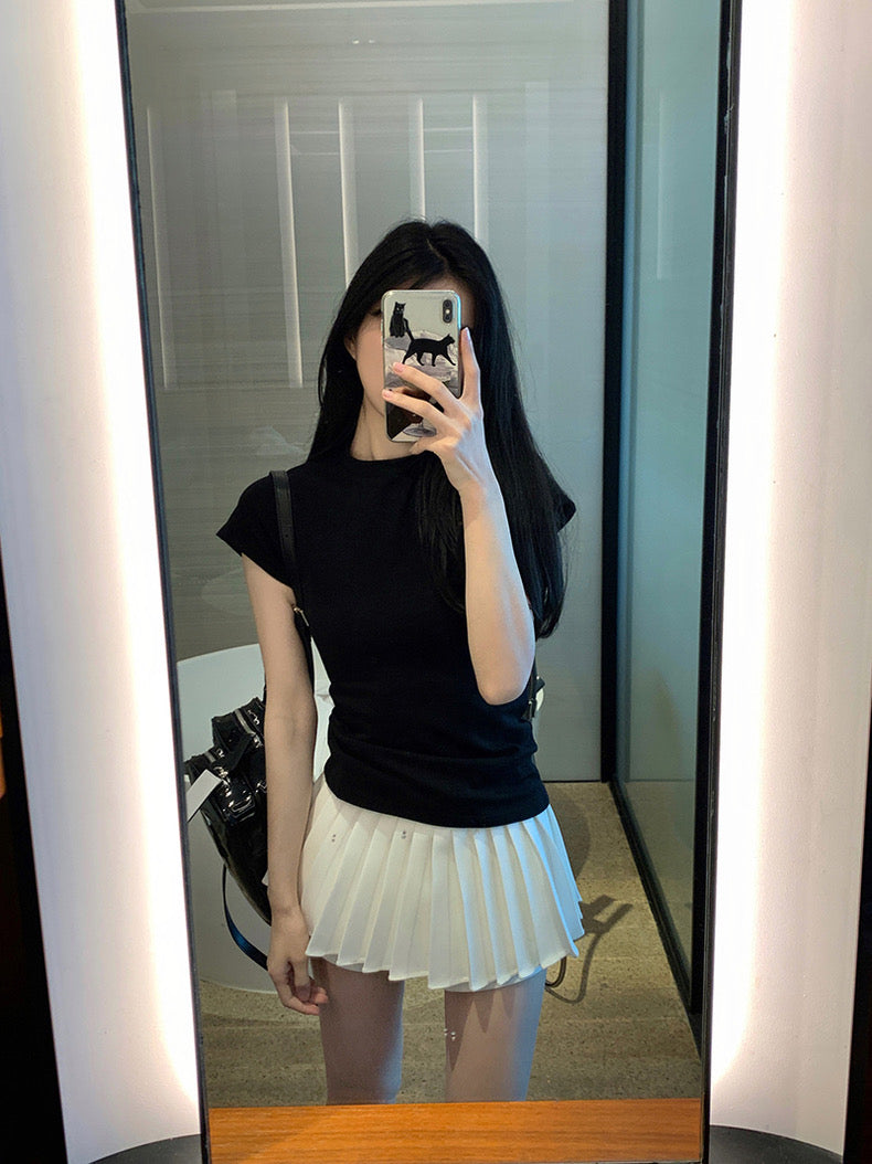 26Jun. 自留款正肩顯瘦T 黑