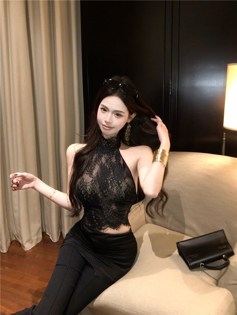 26Jun. 性感蕾絲削肩彈力背心