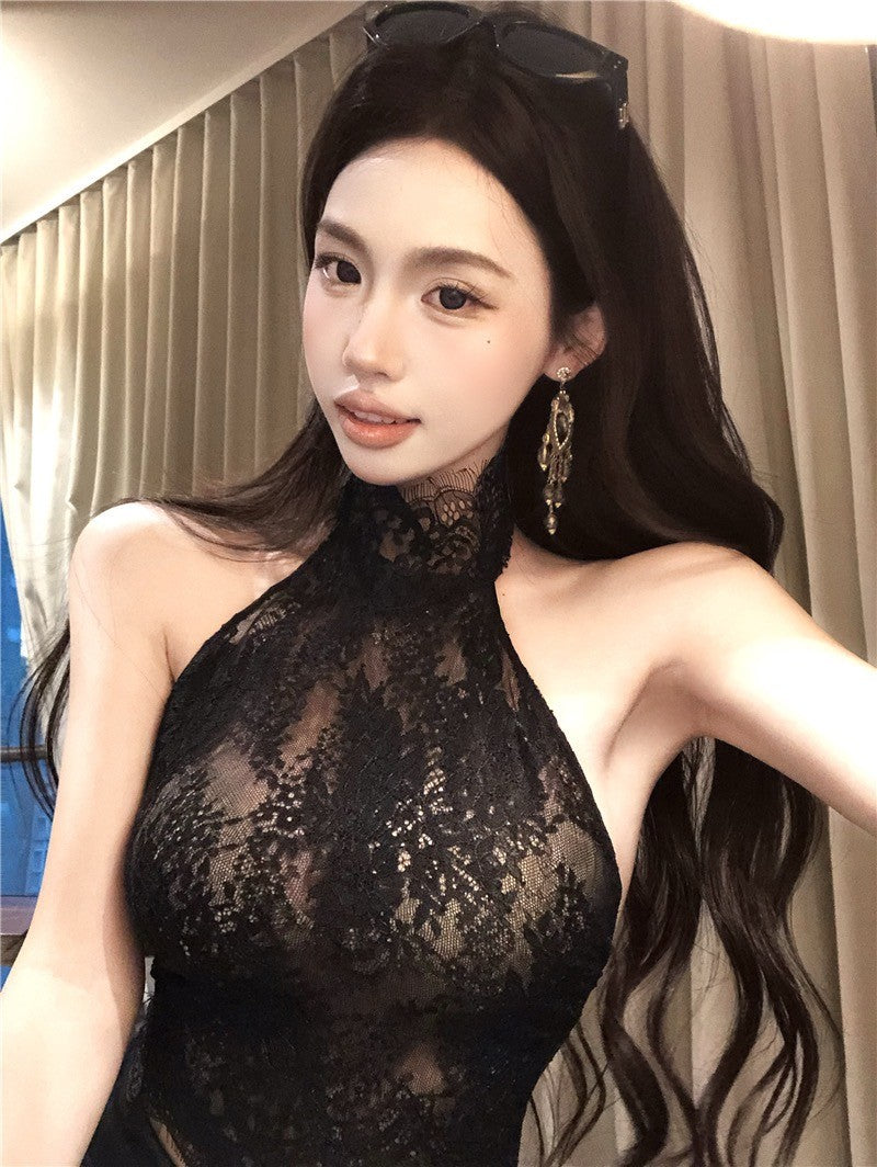 26Jun. 性感蕾絲削肩彈力背心