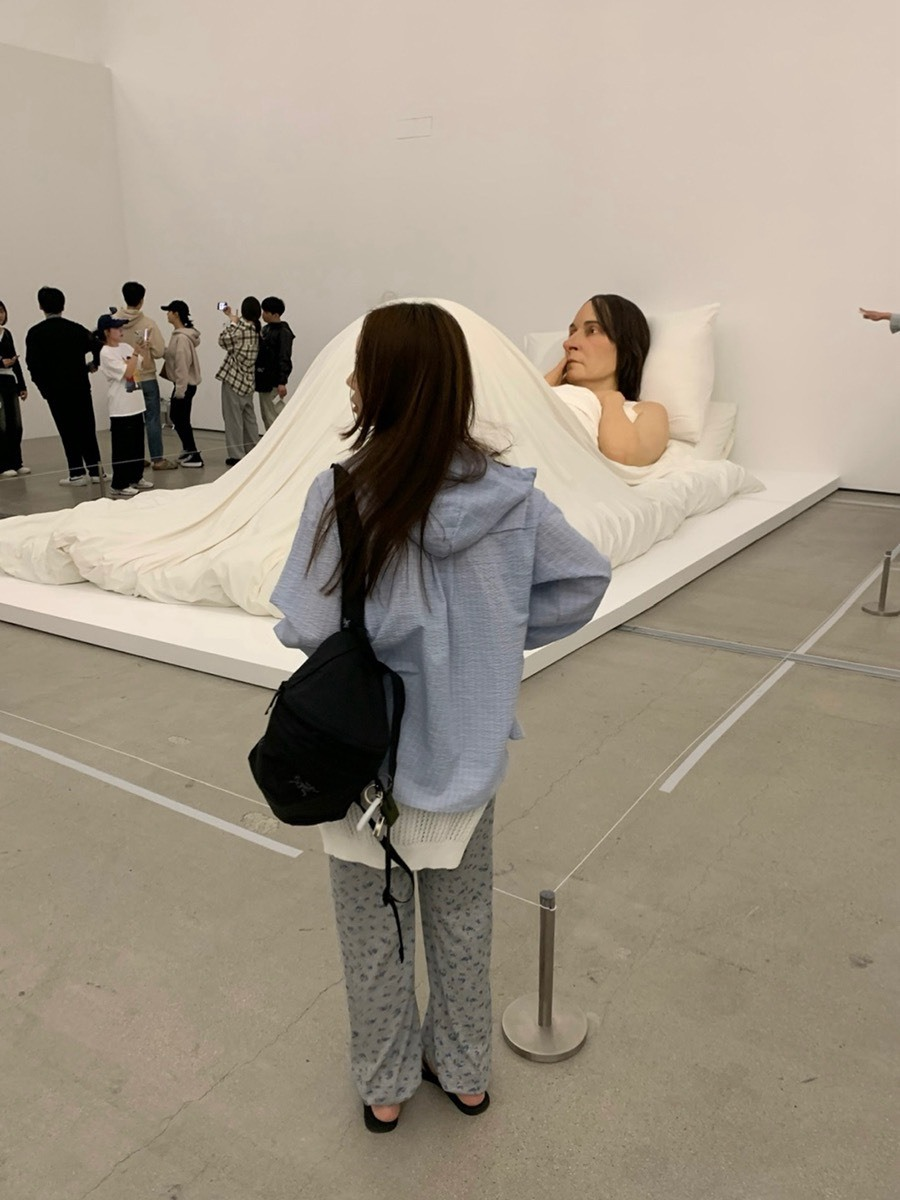 26Jun. 復古韓妞 撞色格紋連帽襯衫外套 淺藍/深藍